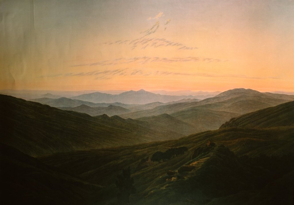 (Dawn, by Caspar David Friedrich (1774-1840))