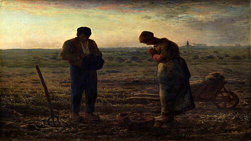 The Angelus (French: L'Angélus) is an oil painting by French painter Jean-François Millet, completed between 1857 and 1859.